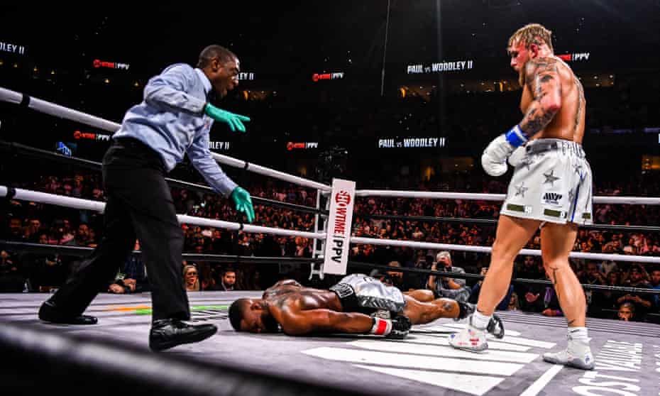 Jake Paul beats Tyron Woodley for ‘KO of the Year’